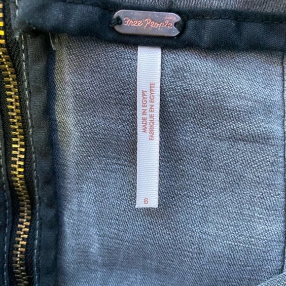 Free People Grey Denim Skirt - Picture 3 of 3